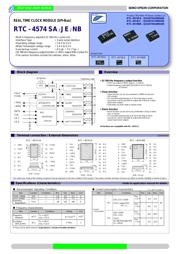 RTC-4574SA:B3:ROHS 数据规格书 1