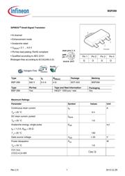 BSP299H6327XUSA1 datasheet.datasheet_page 1