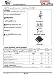 NCE40P05S datasheet.datasheet_page 1