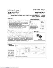 IR2086 datasheet.datasheet_page 1