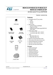 M24C32-WDW6TP Datenblatt PDF