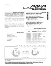 MAX4529CSA+ datasheet.datasheet_page 1