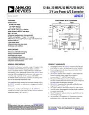 AD9237BCPZ-40 datasheet.datasheet_page 1