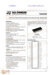 TDA9103 datasheet.datasheet_page 1