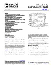 AD9249BBCZ-65 数据规格书 1
