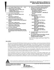 MSP430F149IRTDR 数据规格书 1