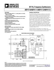 ADF4113HVBRUZ 数据手册