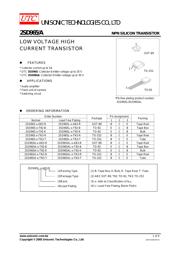 2SD965AL-R-T92-K datasheet.datasheet_page 1