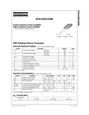 KSA1220AOS datasheet.datasheet_page 1