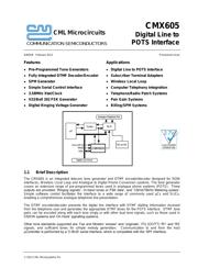 CMX605D4 datasheet.datasheet_page 1