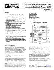 ADV7520/PCBZ datasheet.datasheet_page 1