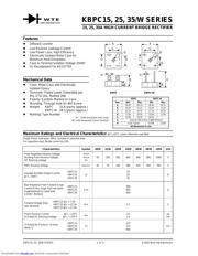 KBPC3508 Datenblatt PDF