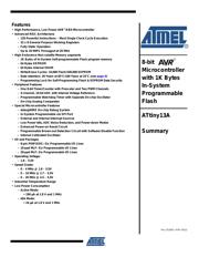 ATTINY13A-SSU 数据规格书 1