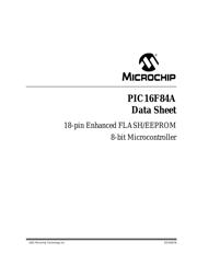 PIC16LF84A-04I/P 数据规格书 1
