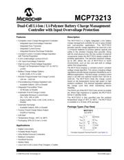 MCP73213EV-2SOVP Datenblatt PDF