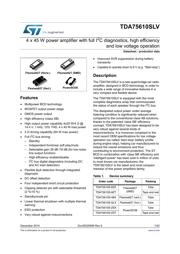 TDA75610S-ZST Datenblatt PDF
