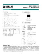 DS1819AR-10 datasheet.datasheet_page 1