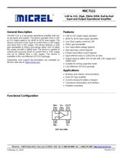 MIC7111YM5-TR 数据规格书 1