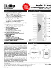 ISPGAL22V10C-15LJ 数据手册