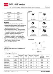 DTA144EUAT106 datasheet.datasheet_page 1