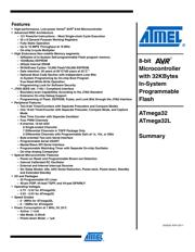 ATMEGA32-16MUR 数据规格书 1