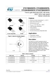 STGWT80H65DFB datasheet.datasheet_page 1