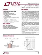 LTC1864LCMS8#PBF Datenblatt PDF