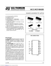 HCF4042BC1 数据规格书 1