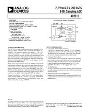 AD7819YNZ Datenblatt PDF