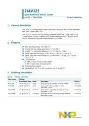 74LV125PW,118 Datenblatt PDF