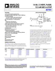 AD7944BCPZ-RL7 数据规格书 1