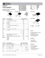 IXTH10P50P datasheet.datasheet_page 1