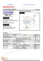 D25XB60 数据规格书 1