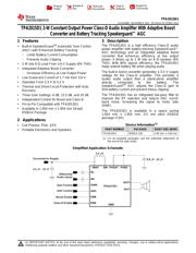 TPA2015D1 数据规格书 1