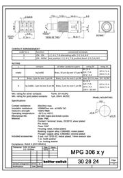MPG 306 D 数据规格书 1