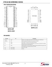 STK11C68-C35I datasheet.datasheet_page 2