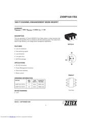 ZXMP10A17E6 数据规格书 1