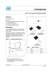 STPS30M100ST datasheet.datasheet_page 1