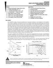 OPA4684MJD 数据规格书 1