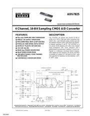 ADS7825P Datenblatt PDF