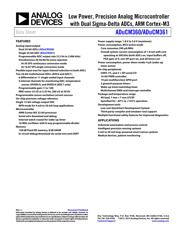 ADUCM360BCPZ128-R7 Datenblatt PDF