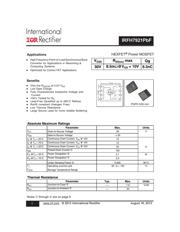 IRFH7921TR2PBF datasheet.datasheet_page 1