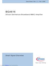 BGA616E6327XT 数据规格书 1
