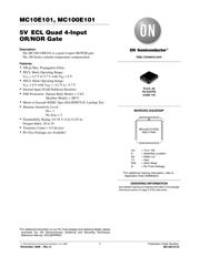 MC10E101FNR2G datasheet.datasheet_page 1