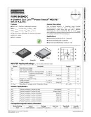 FDMS86500DC 数据规格书 1