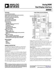 AD9880/PCB 数据规格书 1