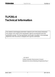 TLP291(GR-TP,E) datasheet.datasheet_page 1