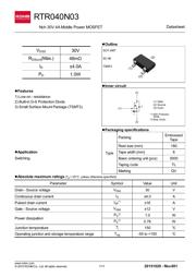 RTR040N03TL datasheet.datasheet_page 1