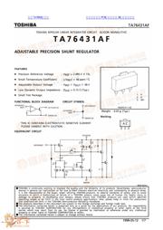 TA76431 datasheet.datasheet_page 1