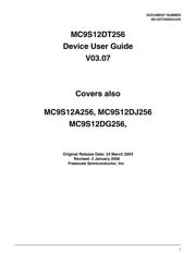 MC9S12A256 数据规格书 1